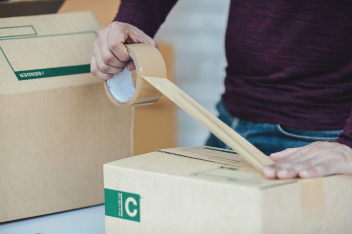 packing delivery box