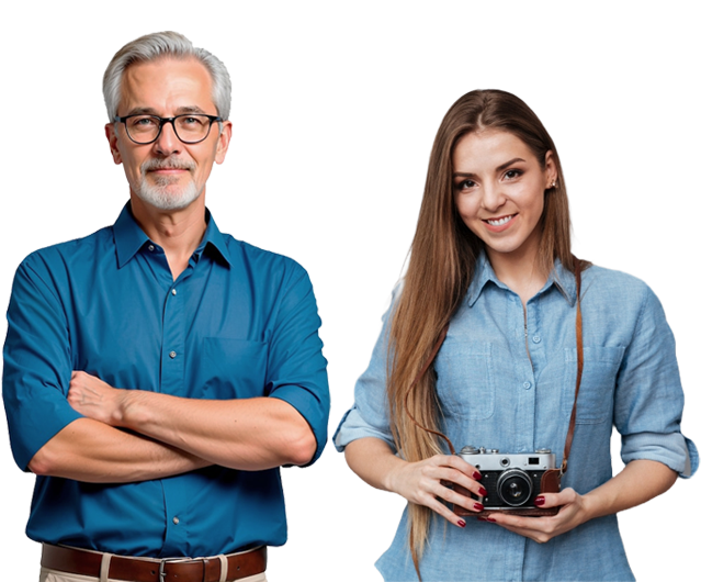 team members, mid-shot